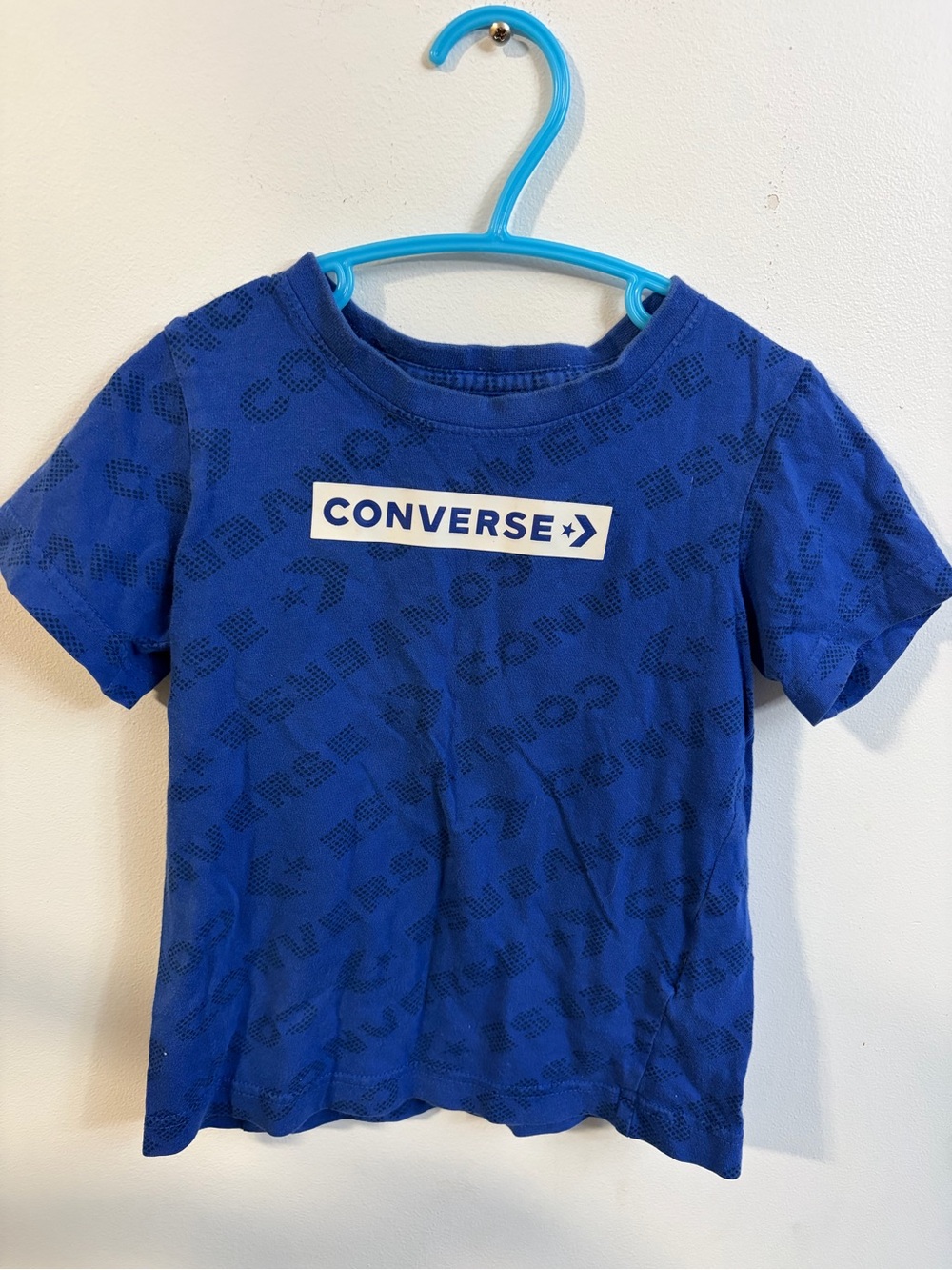 4/30& Converse Boys' Royal Blue Logo Tee 4 years